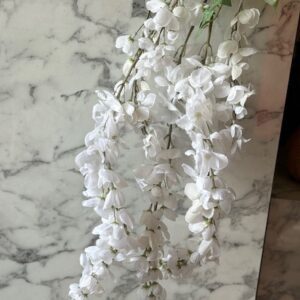 Umjetna grana glicinija bijela boja