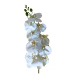 Umjetna orhideja grana 97 cm bijela umjetno cvijeće