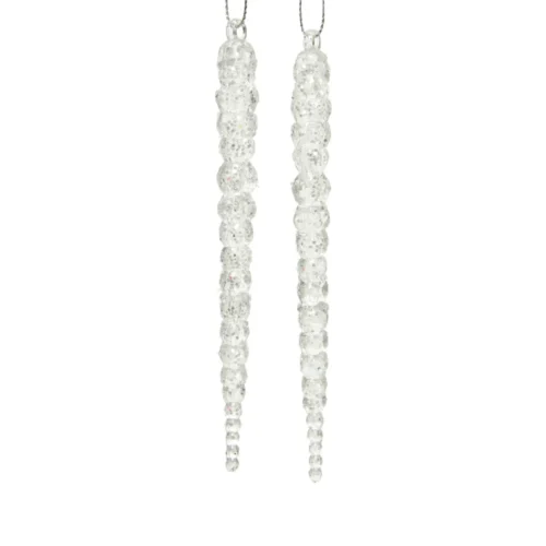 910336_Ledena svijeća dekoracija sa šljokicama 2 kom - bijela boja_2