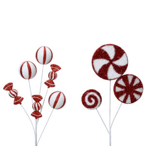 Novoročná ozdoba lízanka 63 cm