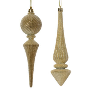 Zlatá ozdoba ľadová sviečk