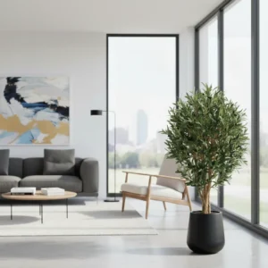 Umelá oliva 120 cm – stromček v kvetináči