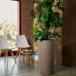 Dekoratívny kvetináč Brooklyn 75 x 40 cm – matná taupe farba