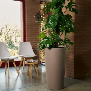 Dekoratívny kvetináč Brooklyn 75 x 40 cm – matná taupe farba