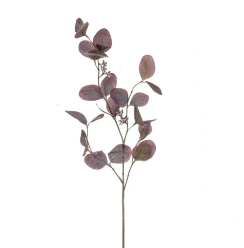 Umelá vetva eukalyptu 73 cm – purple