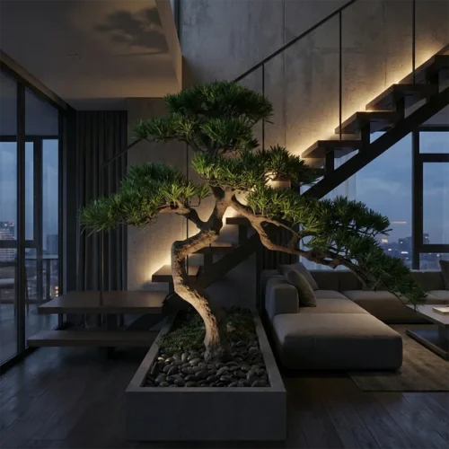 Umelý bonsaj Kjoto 90 cm s UV ochranou