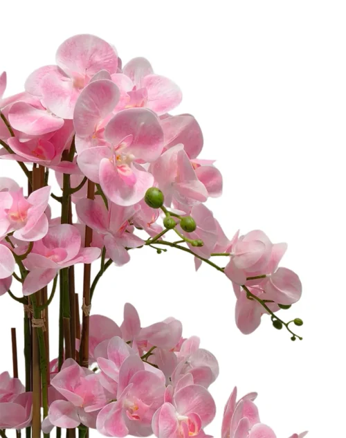 Umelá orchidea ružová 80 cm Eterna Real Touch