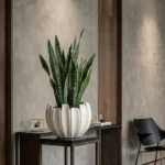 Dekoratívny kvetináč Linea 41 × 35 cm Beige