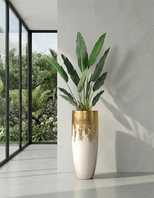 moderné dekoratívne kvetináče na kvety Luxe 90