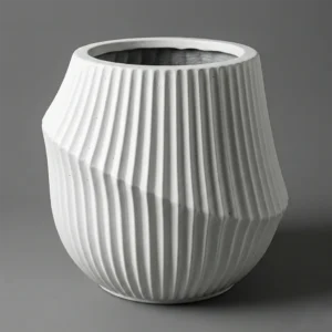 Dekoratívny kvetináč Nocte 36 × 40 cm Chalk