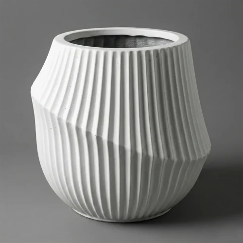 Dekoratívny kvetináč Nocte 36 × 40 cm Chalk