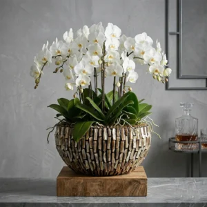 Váza na kvety Aurelia 45 × 22 cm Dark Pearl