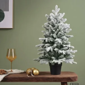 Umelý zasnežený vianočný stromček Grandis 90 cm